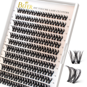 3D Fluffy Volume Lash D Curl Elash Cluster Lash Cluster