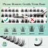 Př&iacute;rodn&iacute; prodloužen&iacute; řas DIY Lash D Curl Lash Clusters