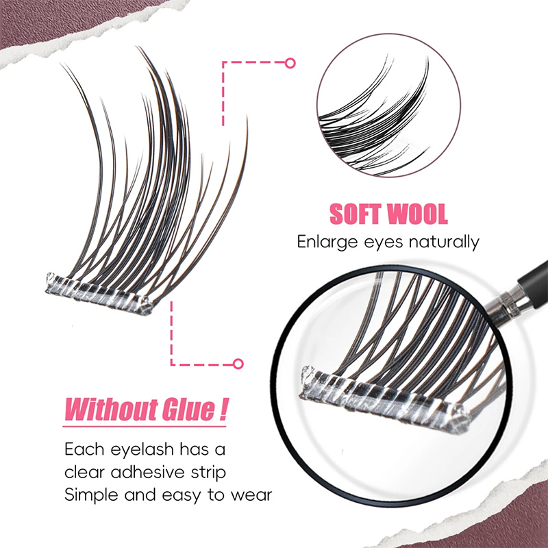  Samolep&iacute;c&iacute; Lash Cluster Manga Diy Lash Extensions