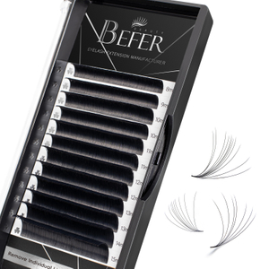 0.05C Mix-8-15mm Easy Fan Volume Lashes Extensii de gene 