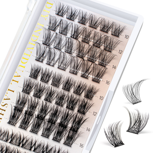 DIY einzelne Wimpern, gemischte Wimpern, nat&uuml;rliche Wimperncluster im Gro&szlig;handel