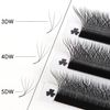 BEFER LU 3D W Shaped Premade Fans Sambungan Bulu Mata