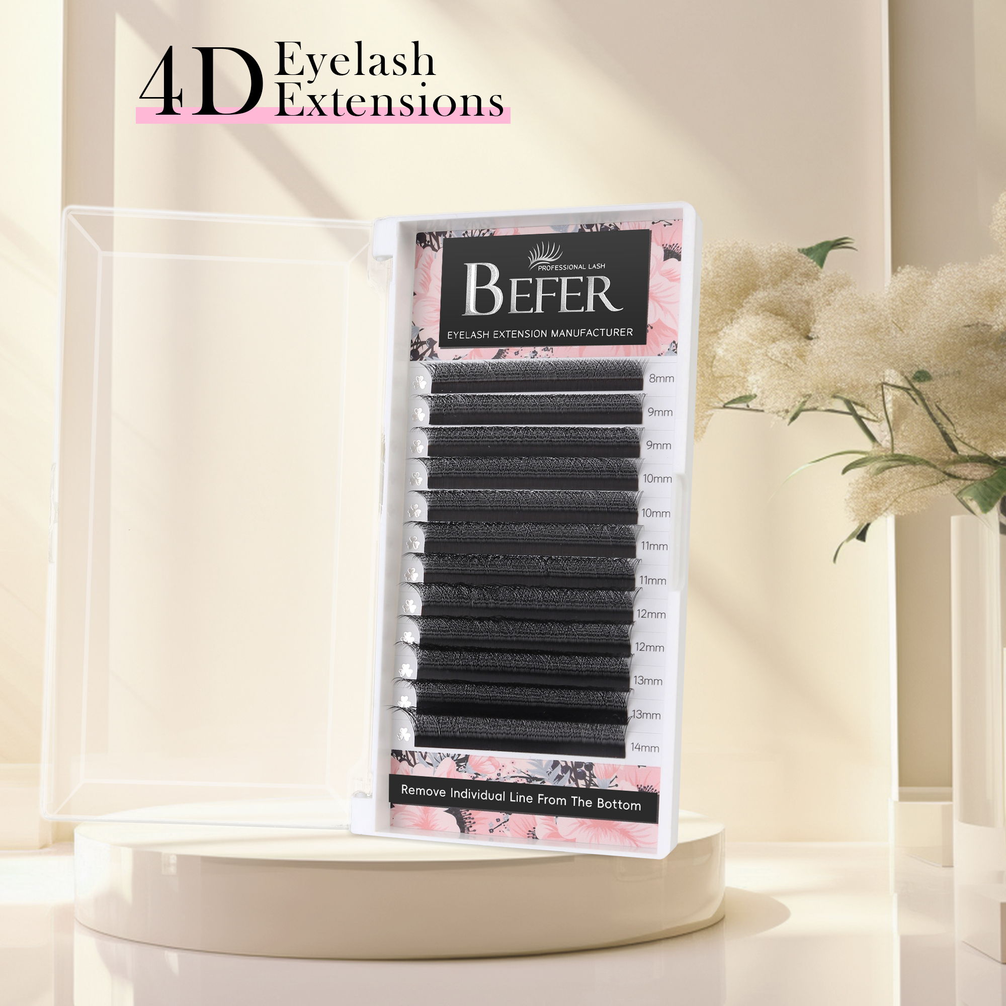 4D W Shape Eyelash Extension Premade Fan Lash Extension