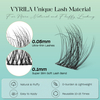 Př&iacute;rodn&iacute; prodloužen&iacute; řas DIY Lash D Curl Lash Clusters