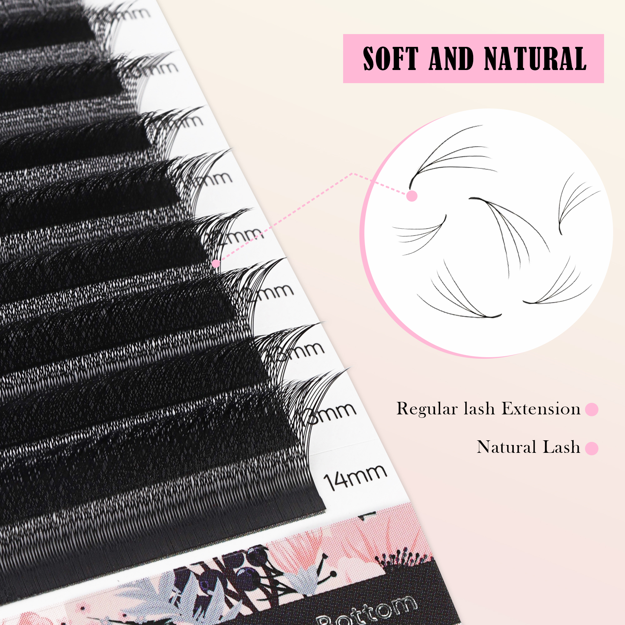 4D W Shape Eyelash Extension Premade Fan Lash Extension