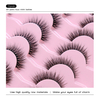 20 Pairs 3D Wispy Lashes အတုမျက်တောင် Faux Mink မျက်တောင်